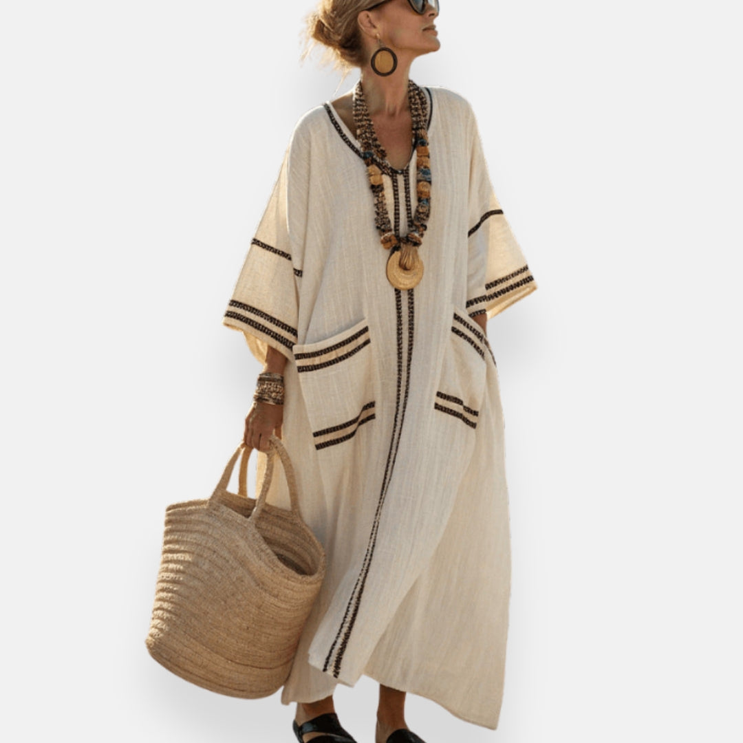 Suzanne | Robe kaftan relax et naturelle