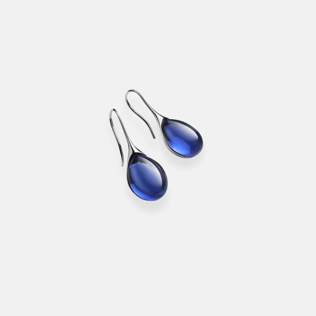 Élisa | Boucles d'oreilles en cristal or et argent