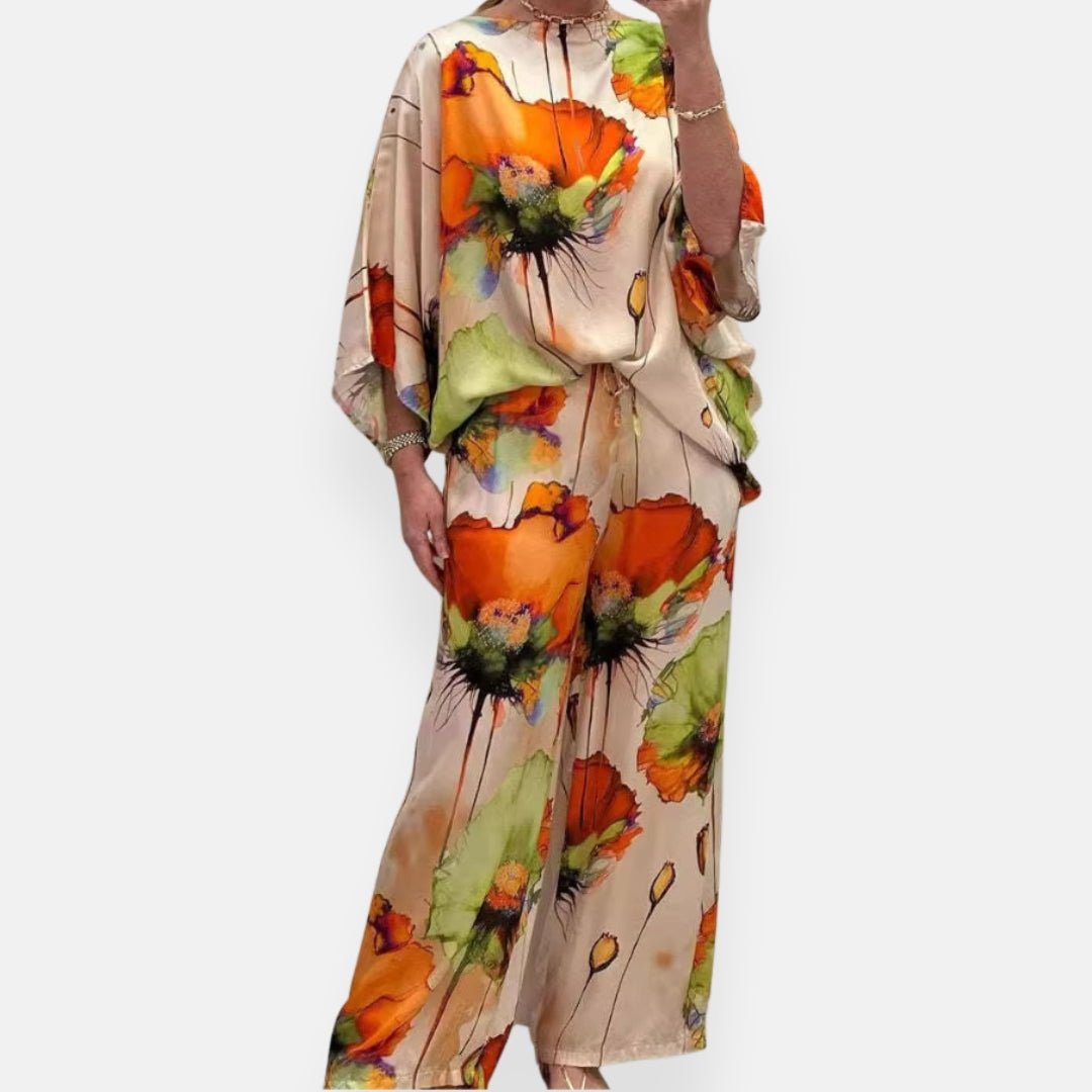 Cléo | Ensemble fluide imprimé floral