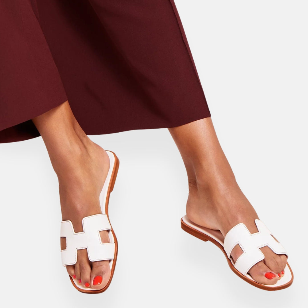 Daline | Mules ajourées plates