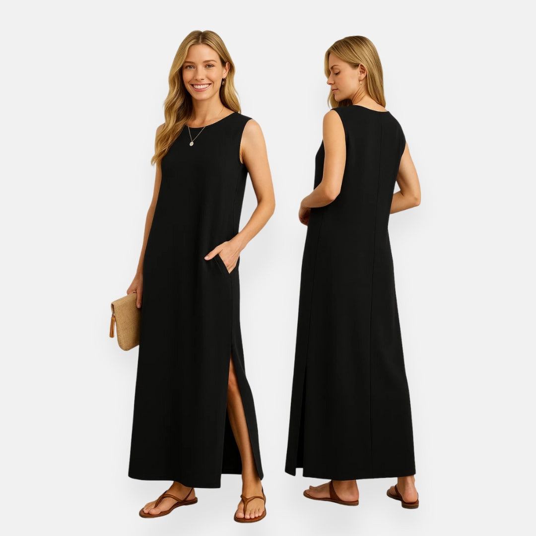 Emma | Robe longue fluide élégante