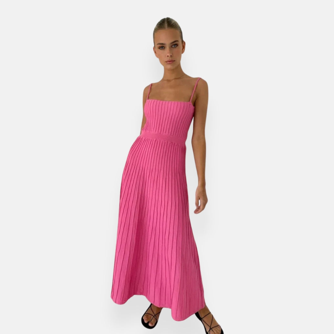 Marina | Robe longue colorée fluide