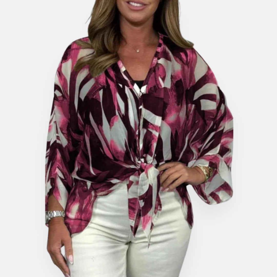 Wilna | Blouse légère à imprimé abstrait