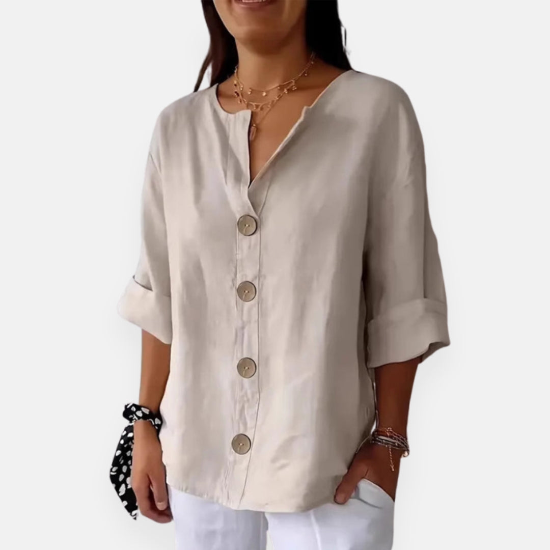 Laurisse | Blouse à boutons élégante