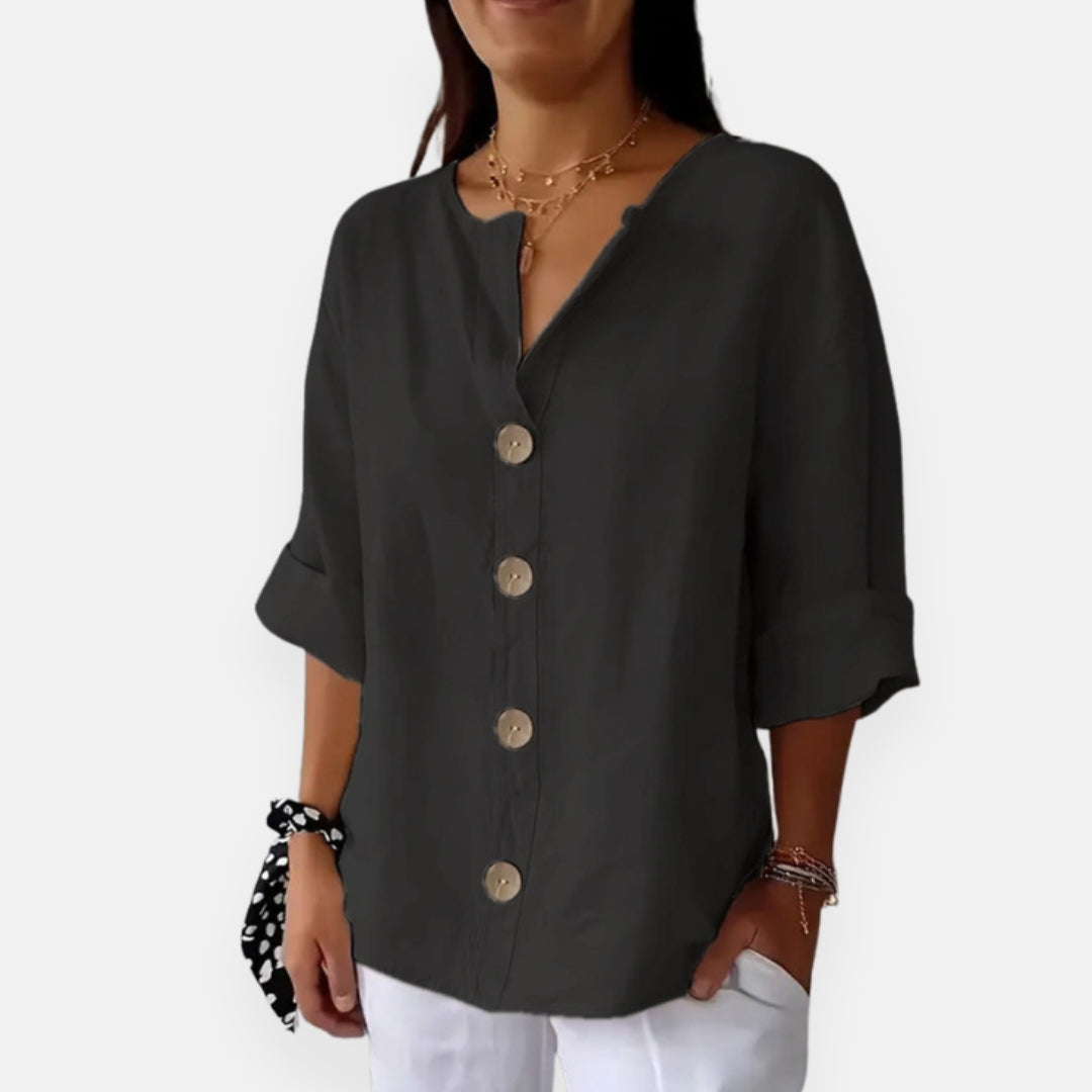 Laurisse | Blouse à boutons élégante