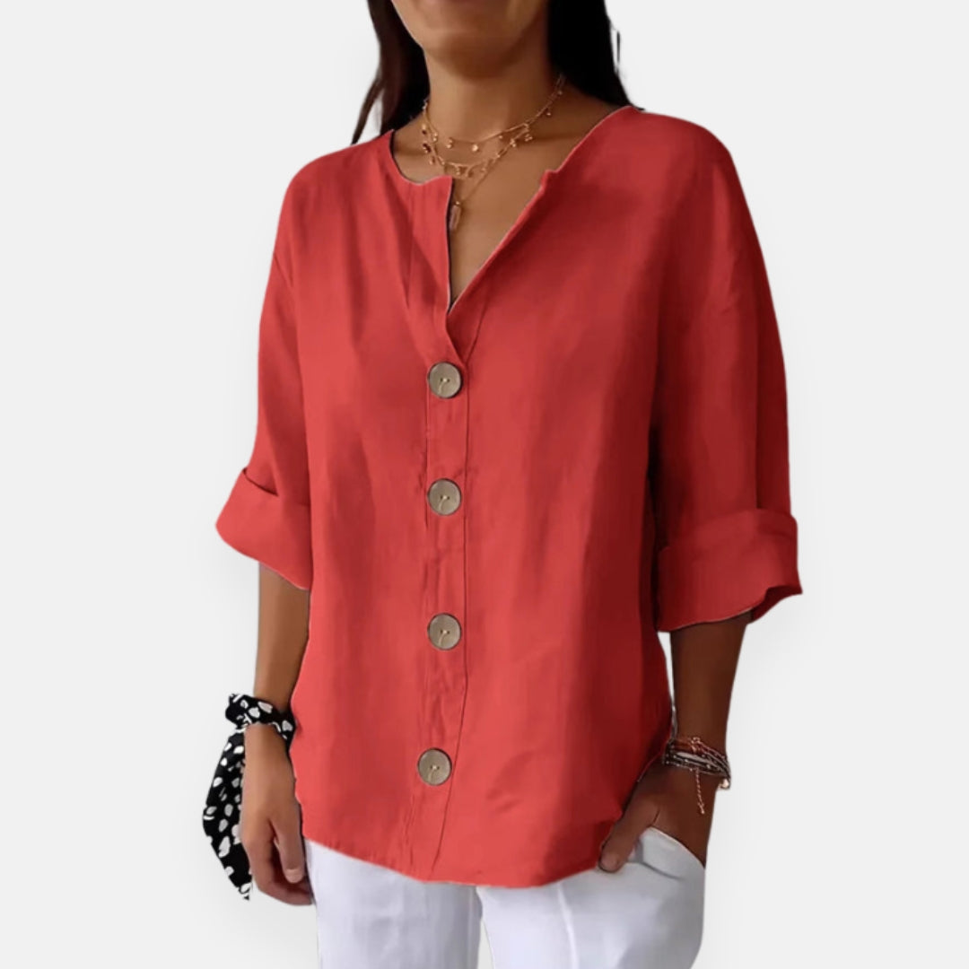 Laurisse | Blouse à boutons élégante