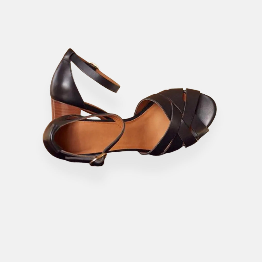 Oliviane | Sandales à Talons Bloc
