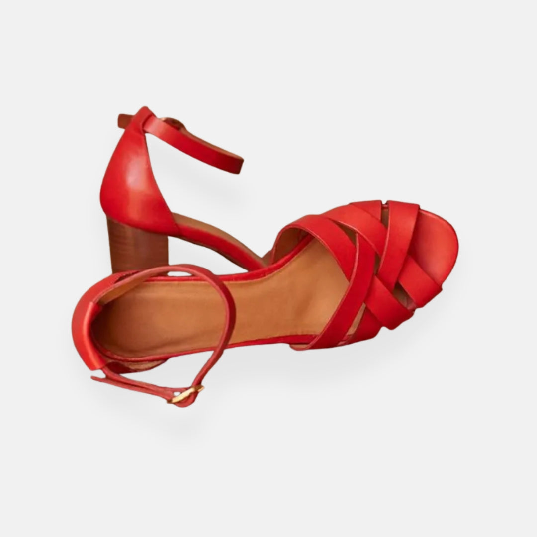 Oliviane | Sandales à Talons Bloc