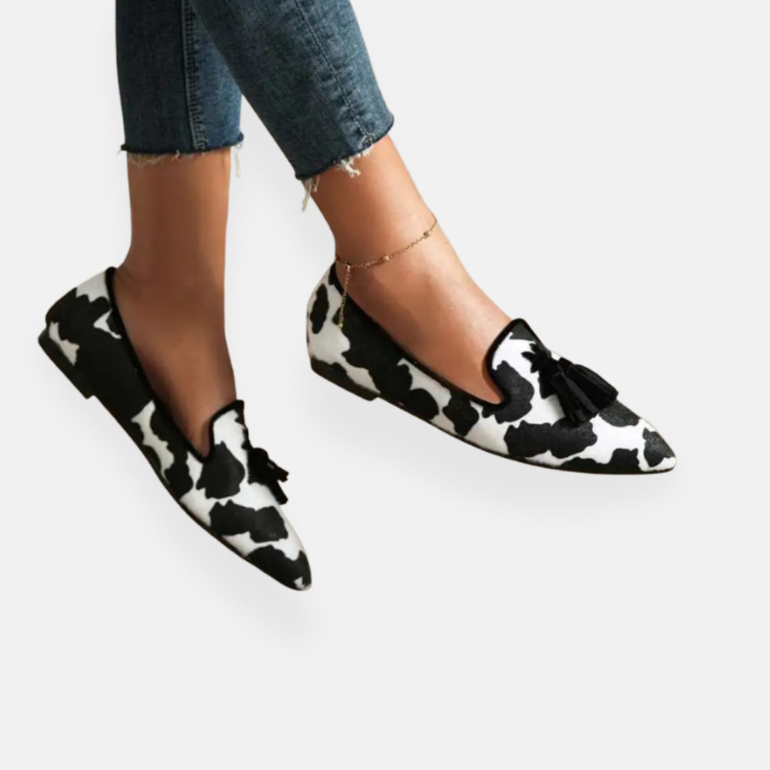 Kateline | Mocassins imprimé audacieux
