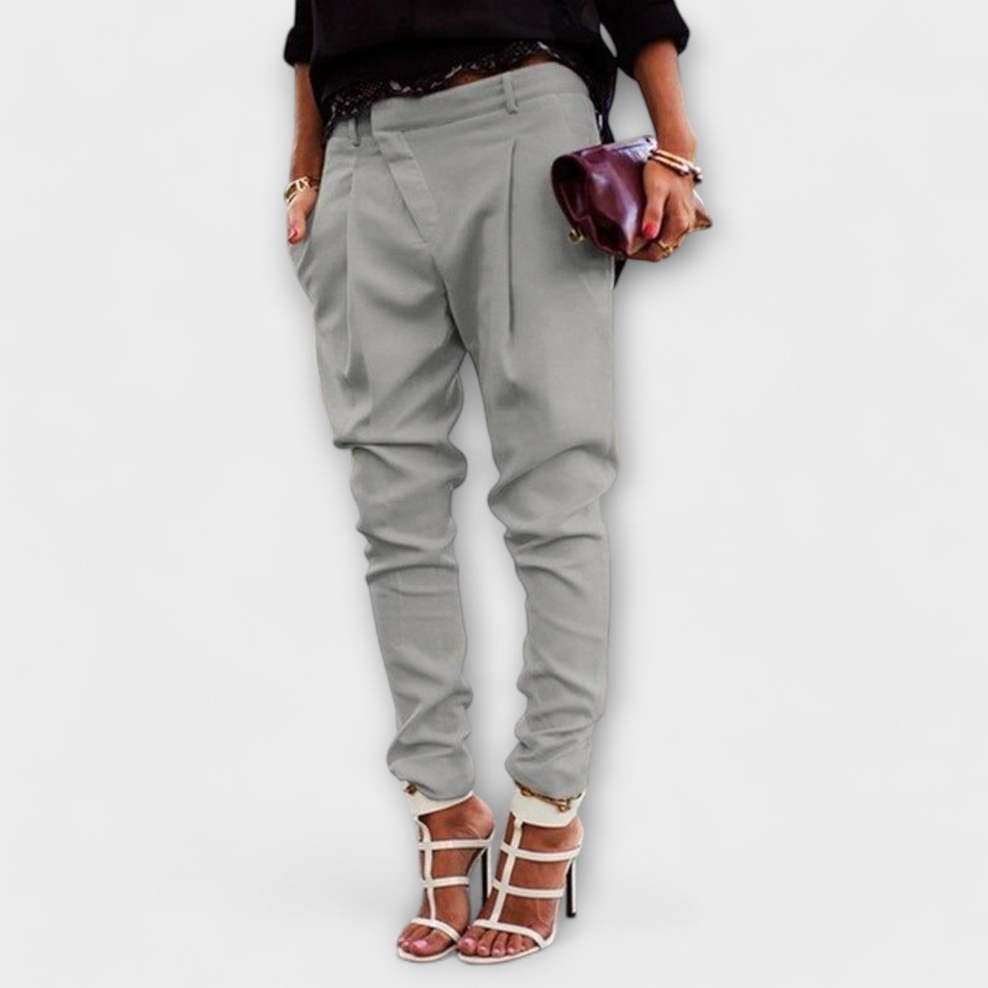 Mira | Pantalon élégant à taille haute