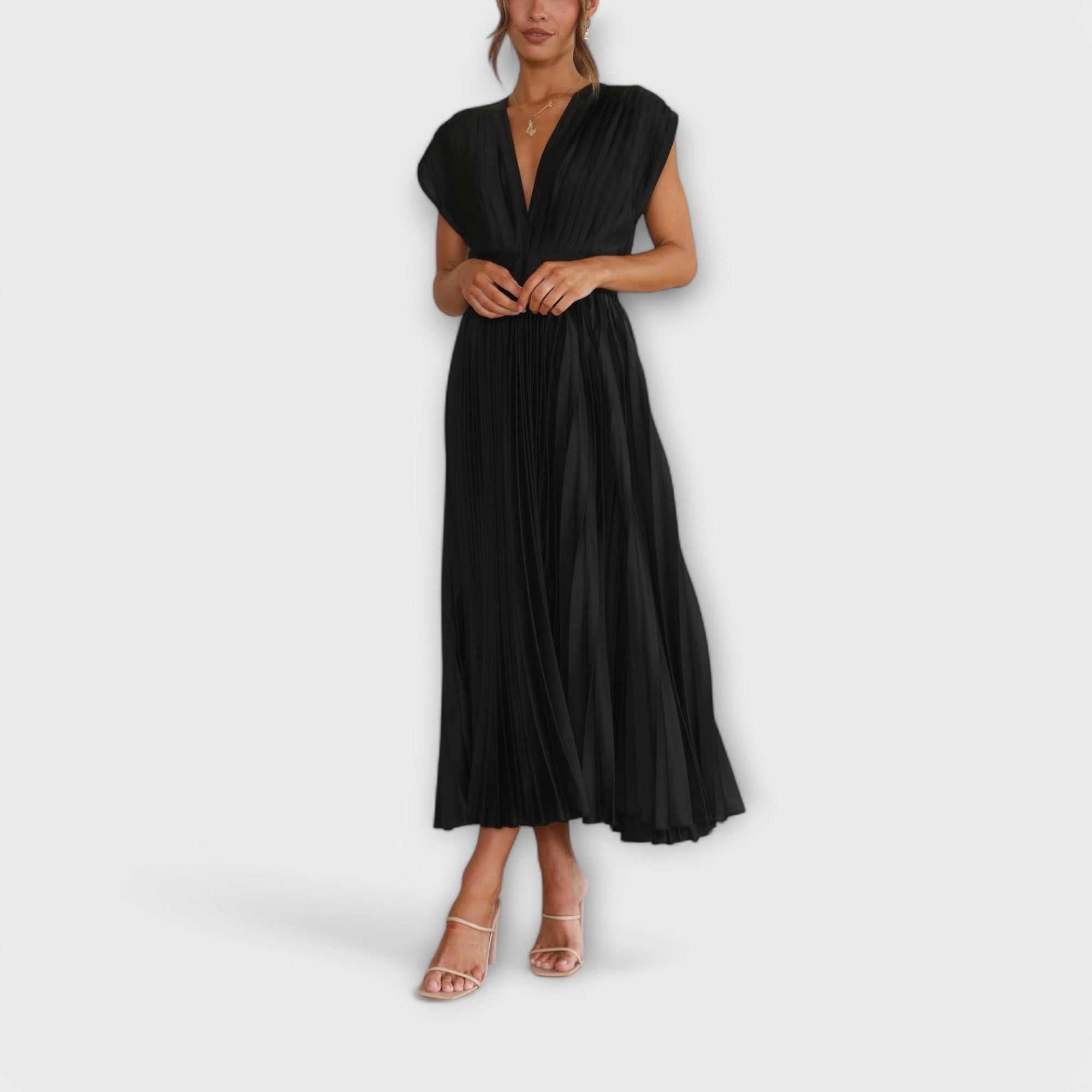 Maria | Robe plissée élégante
