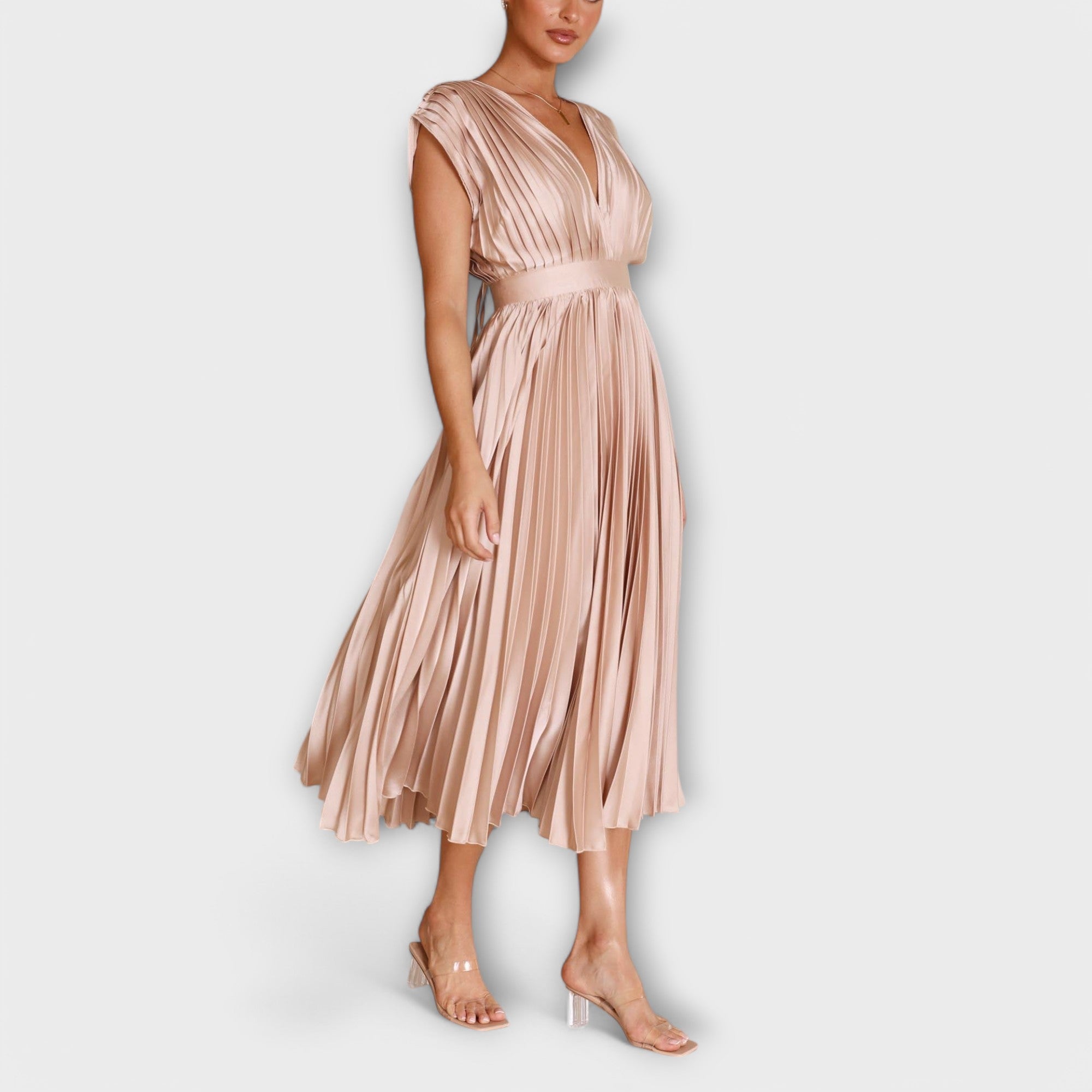 Maria | Robe plissée élégante