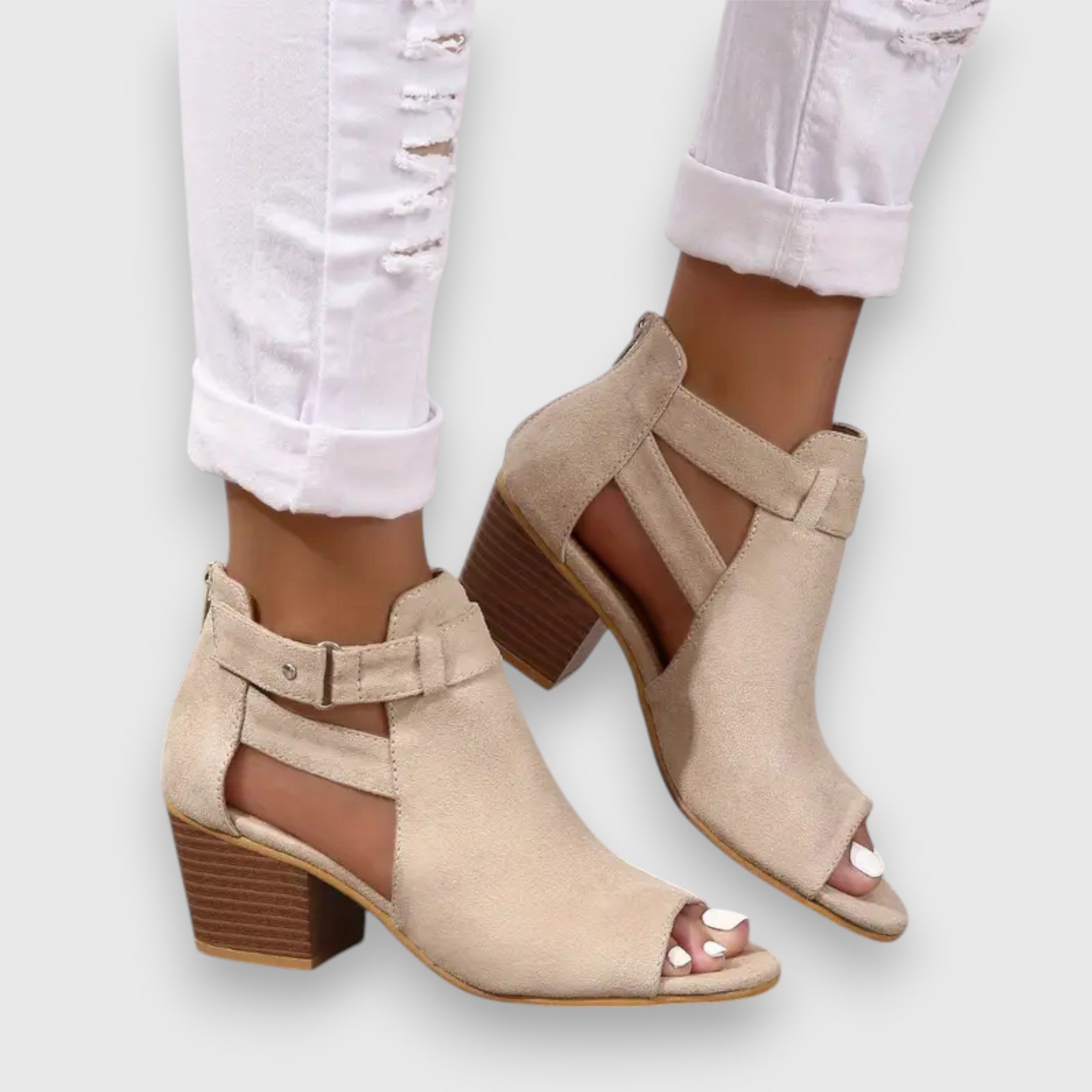 Nadine | Sandales à talons épais