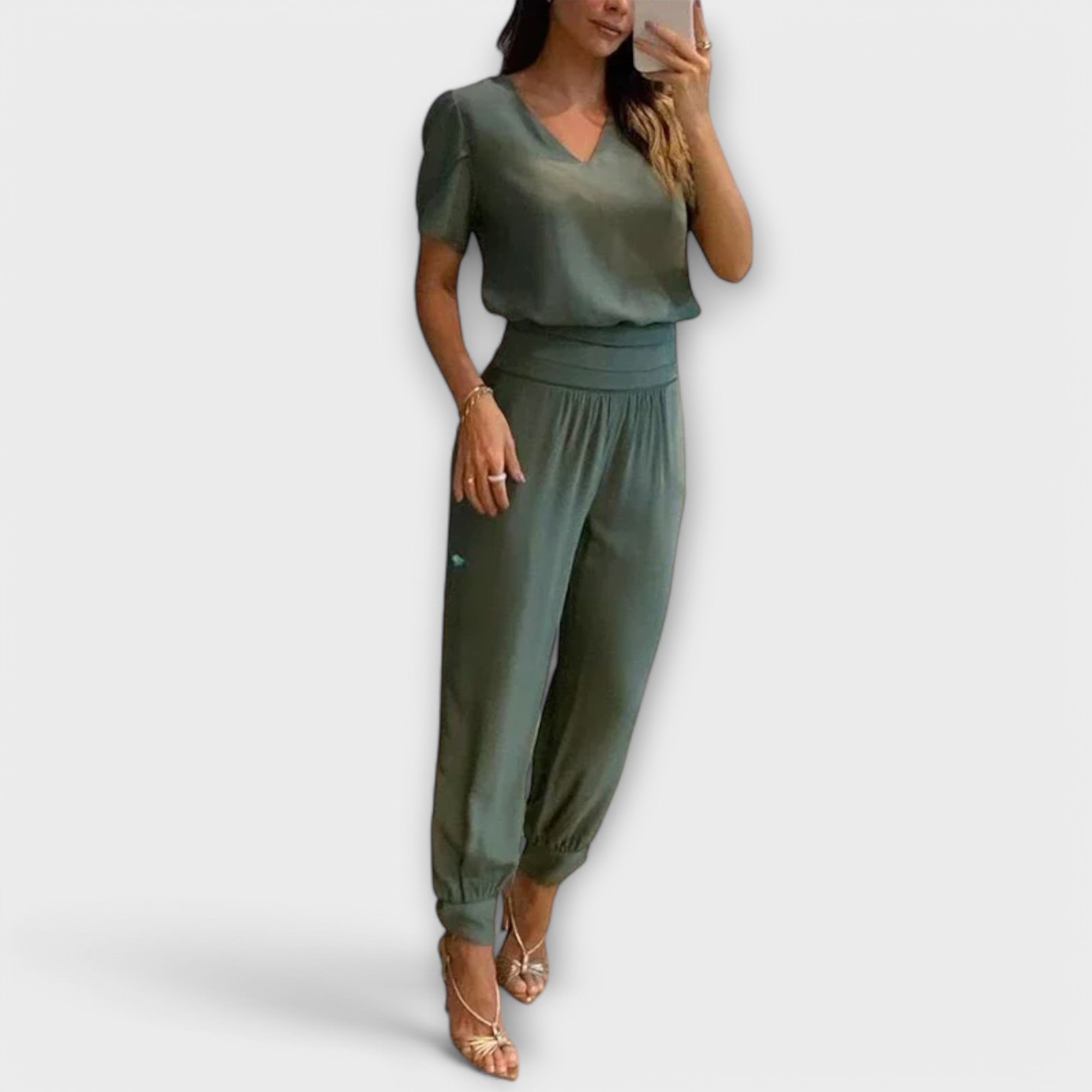 Irmelin | Ensemble Élégant avec Top et Pantalon
