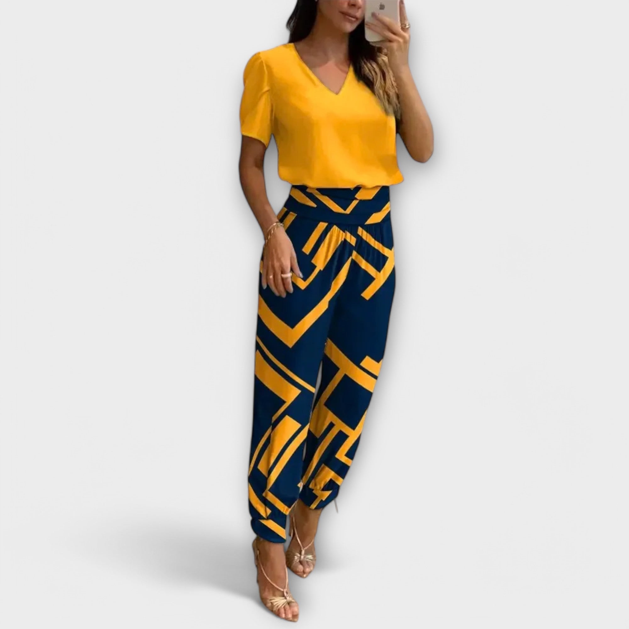Irmelin | Ensemble Élégant avec Top et Pantalon