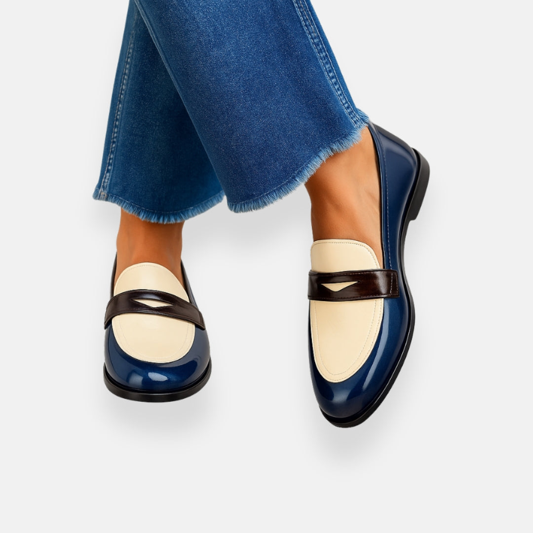 Claudia | Mocassins Contrastés