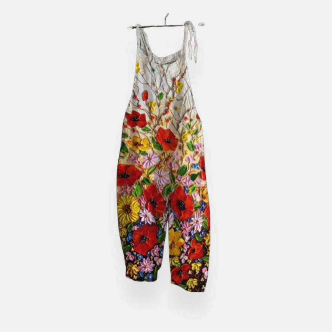 Vérane | Salopette légère style floral