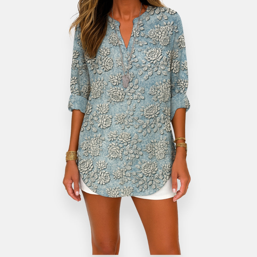 Nérée | Blouse à Motifs Floraux