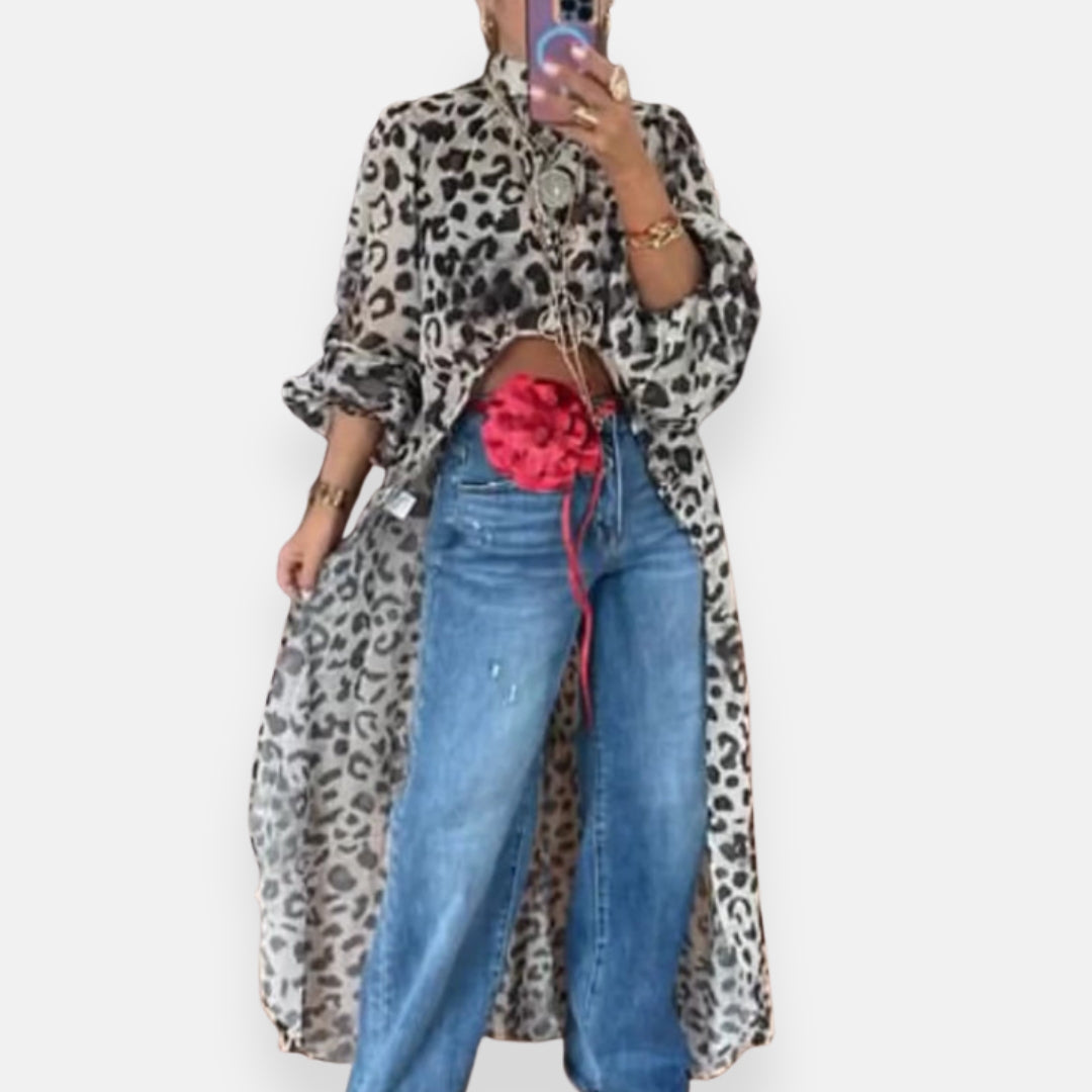 Ursine | Kimono long en dentelle élégante