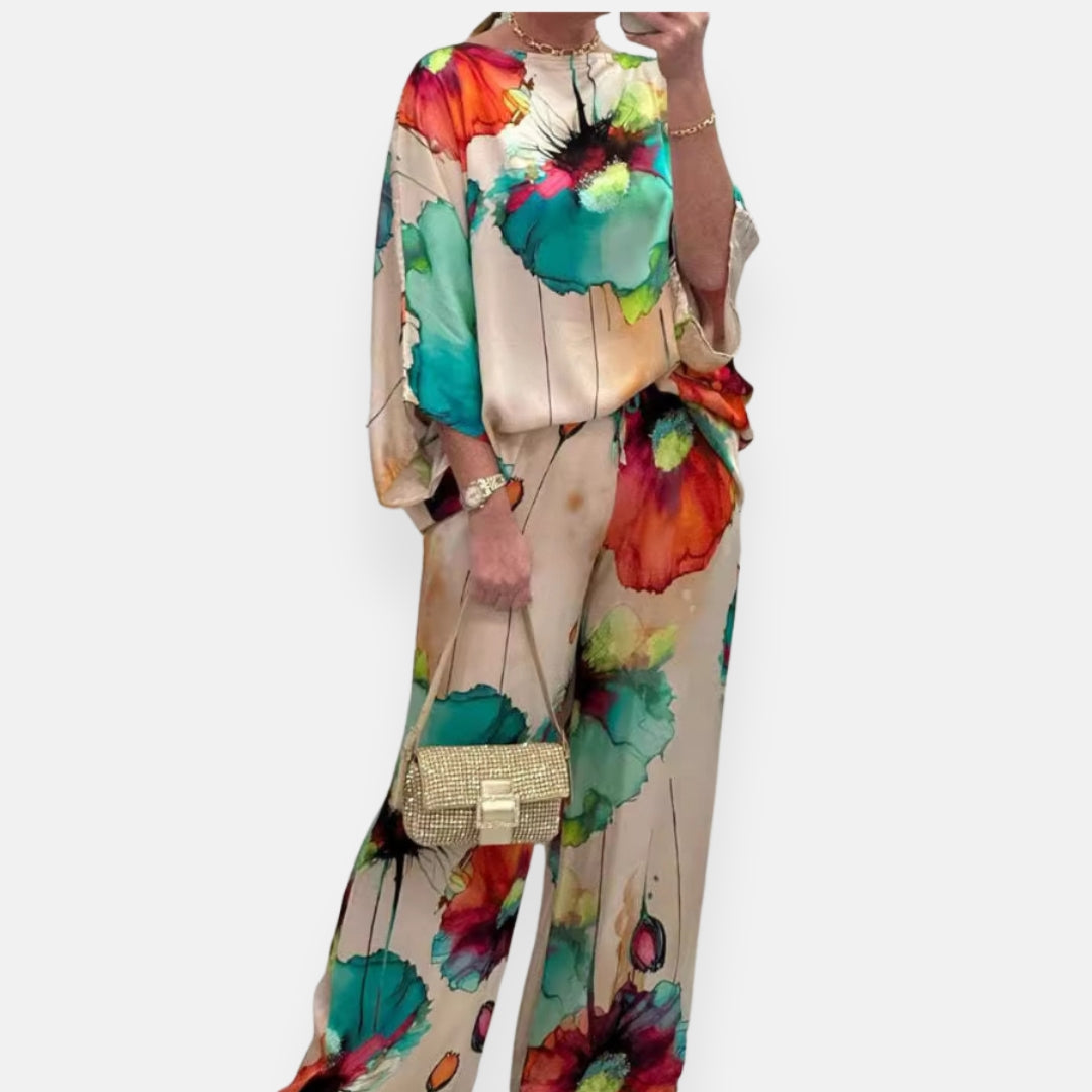 Elowen | Ensemble fluide imprimé floral