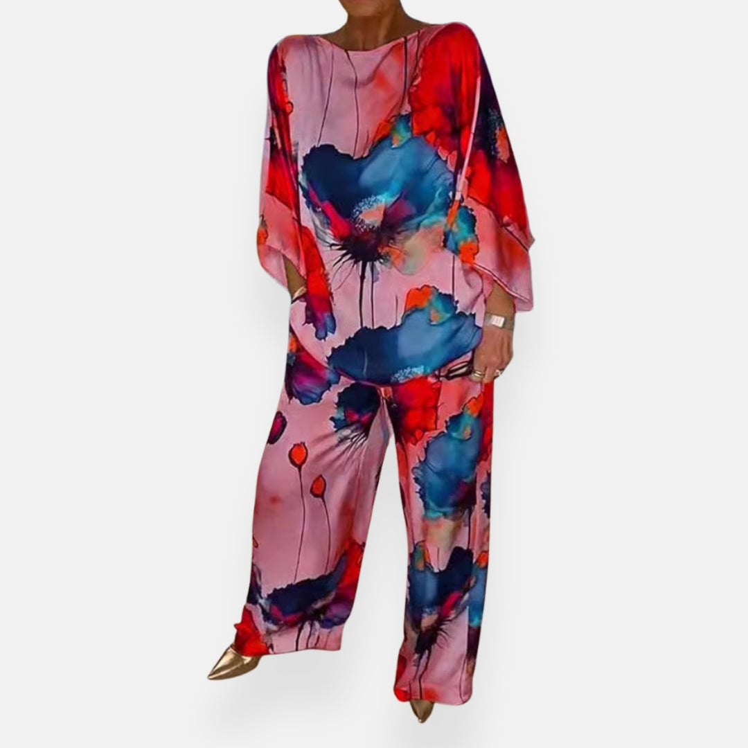 Serenya | Ensemble fluide imprimé floral