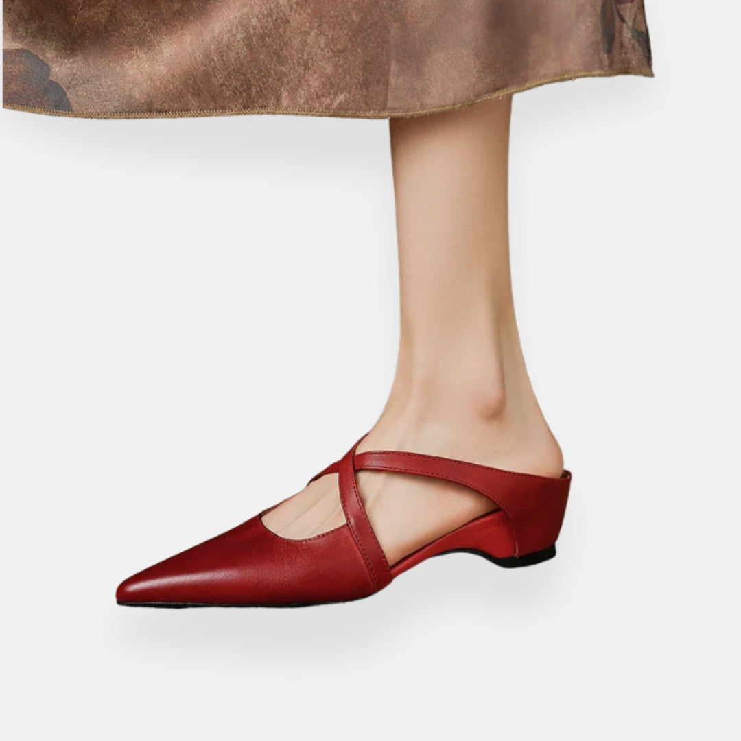 Selva | Mules élégantes à bride croisée