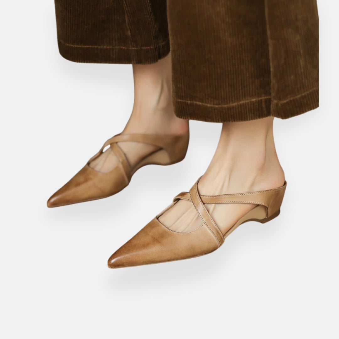 Selva | Mules élégantes à bride croisée