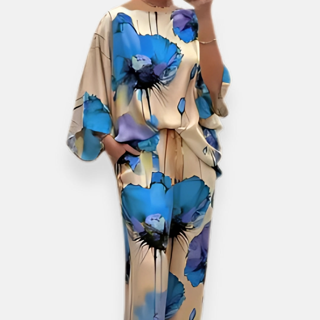 Zoya | Ensemble fluide imprimé floral