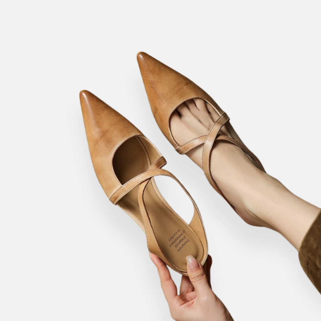 Selva | Mules élégantes à bride croisée