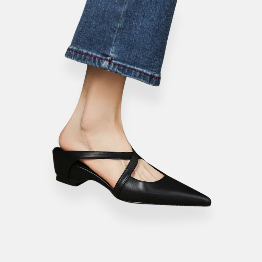Selva | Mules élégantes à bride croisée