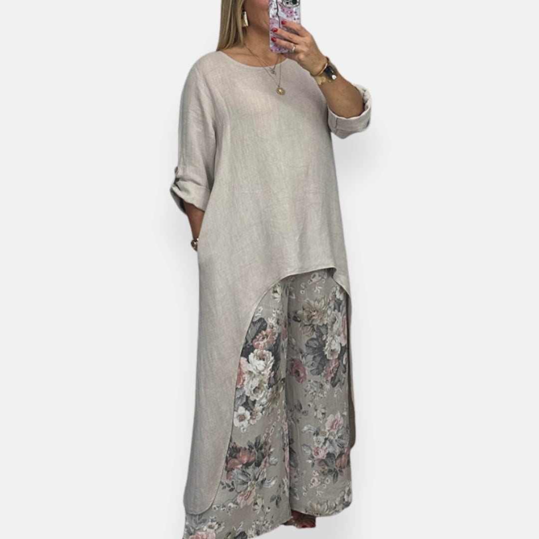 Ysabel | Ensemble ample à imprimé floral