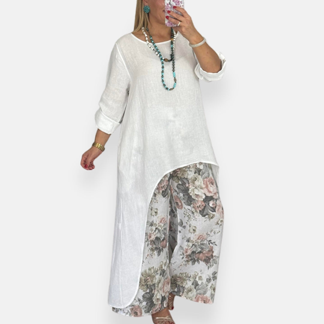 Ysabel | Ensemble ample à imprimé floral