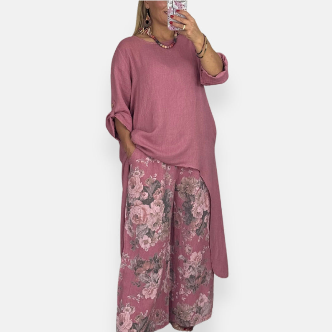Ysabel | Ensemble ample à imprimé floral