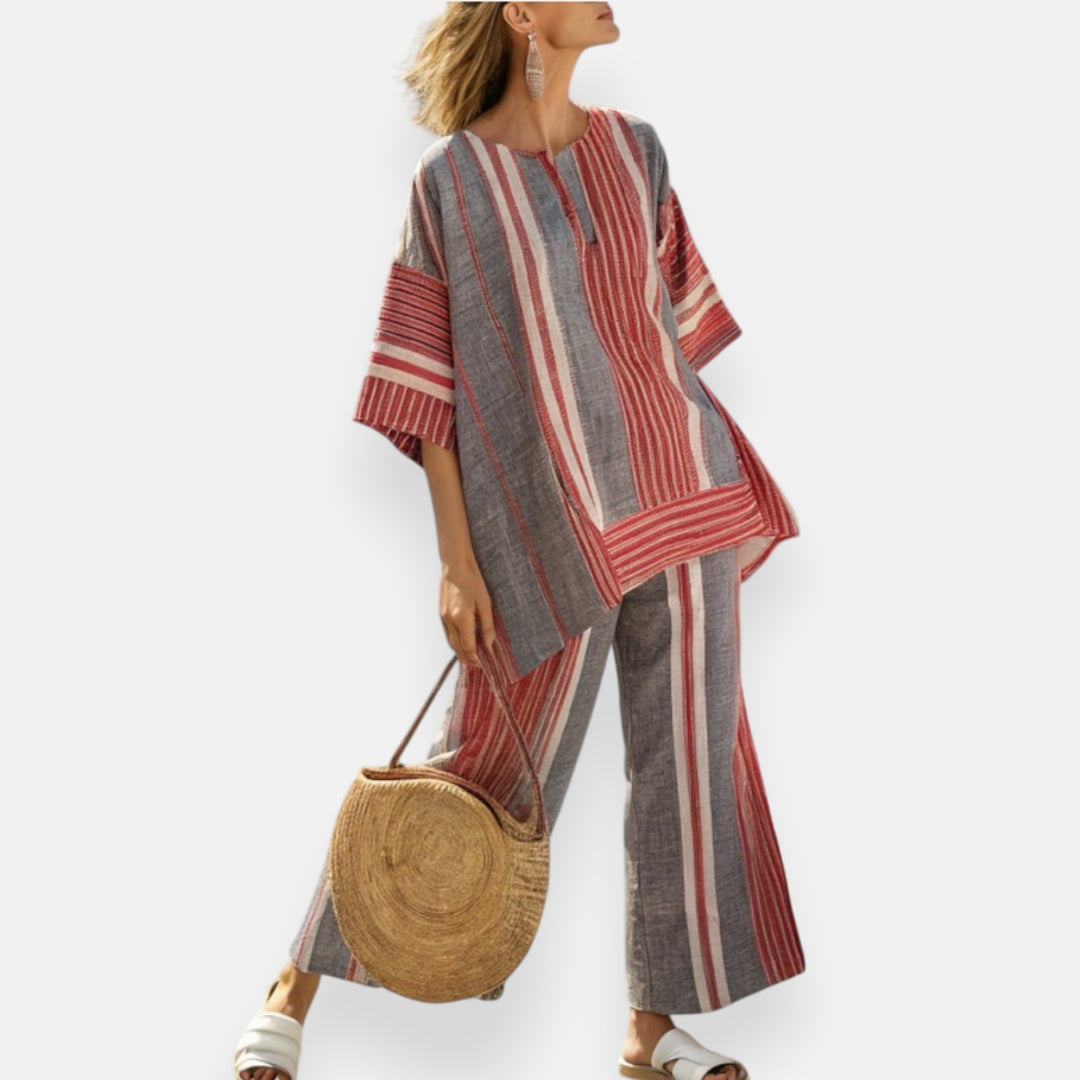 Cyrielle | Ensemble oversize à rayures