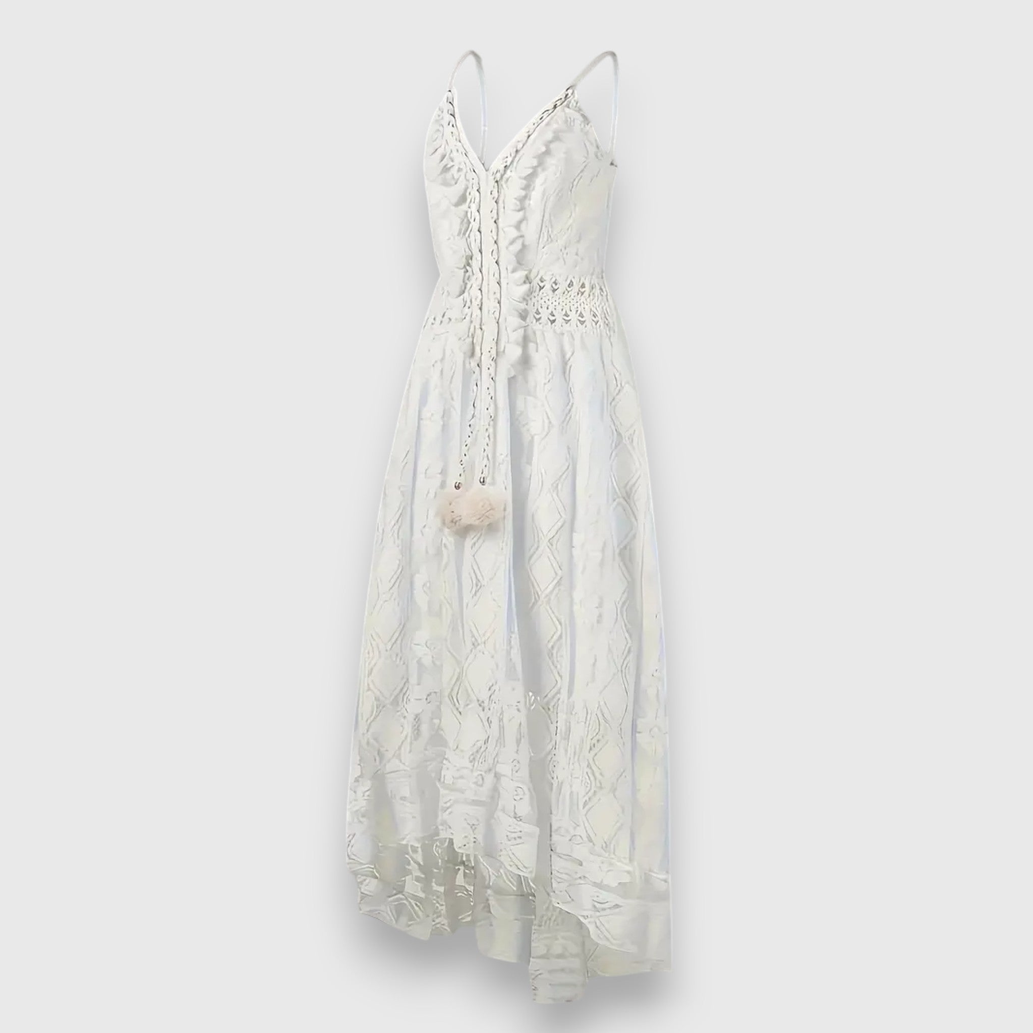 Fleur | Robe longue en dentelle bohème