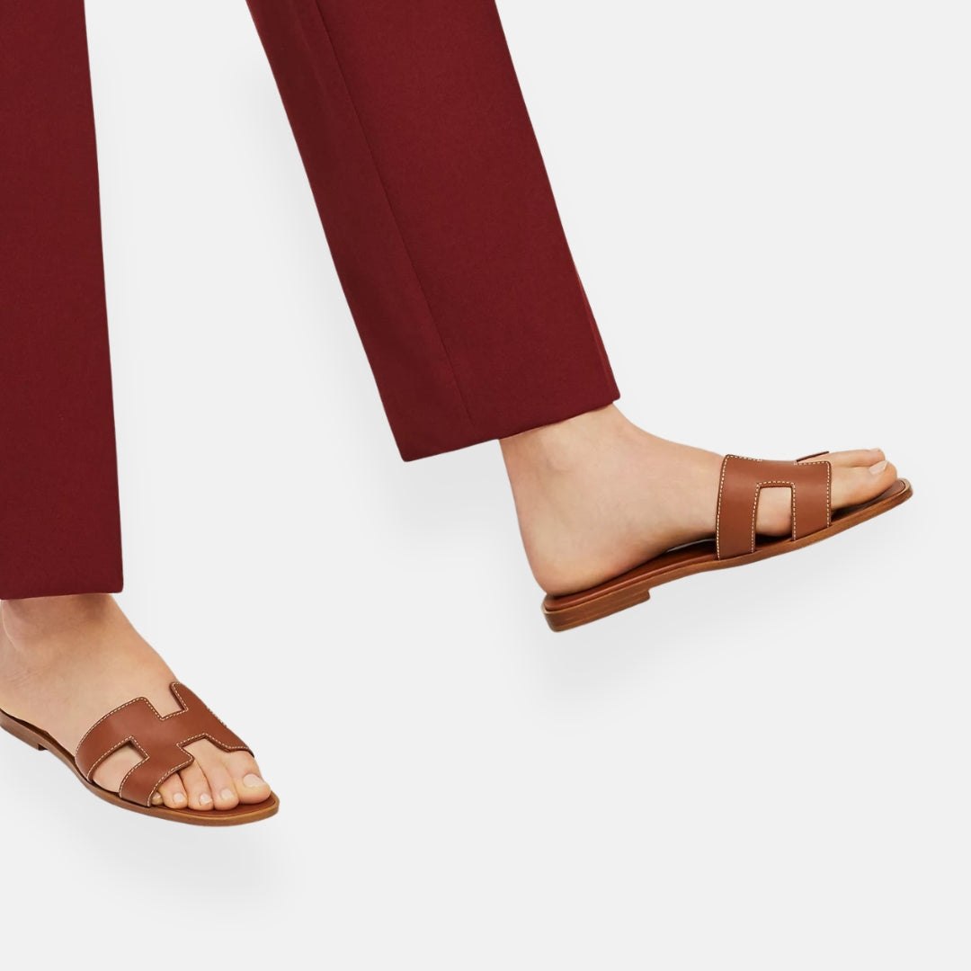 Daline | Mules ajourées plates