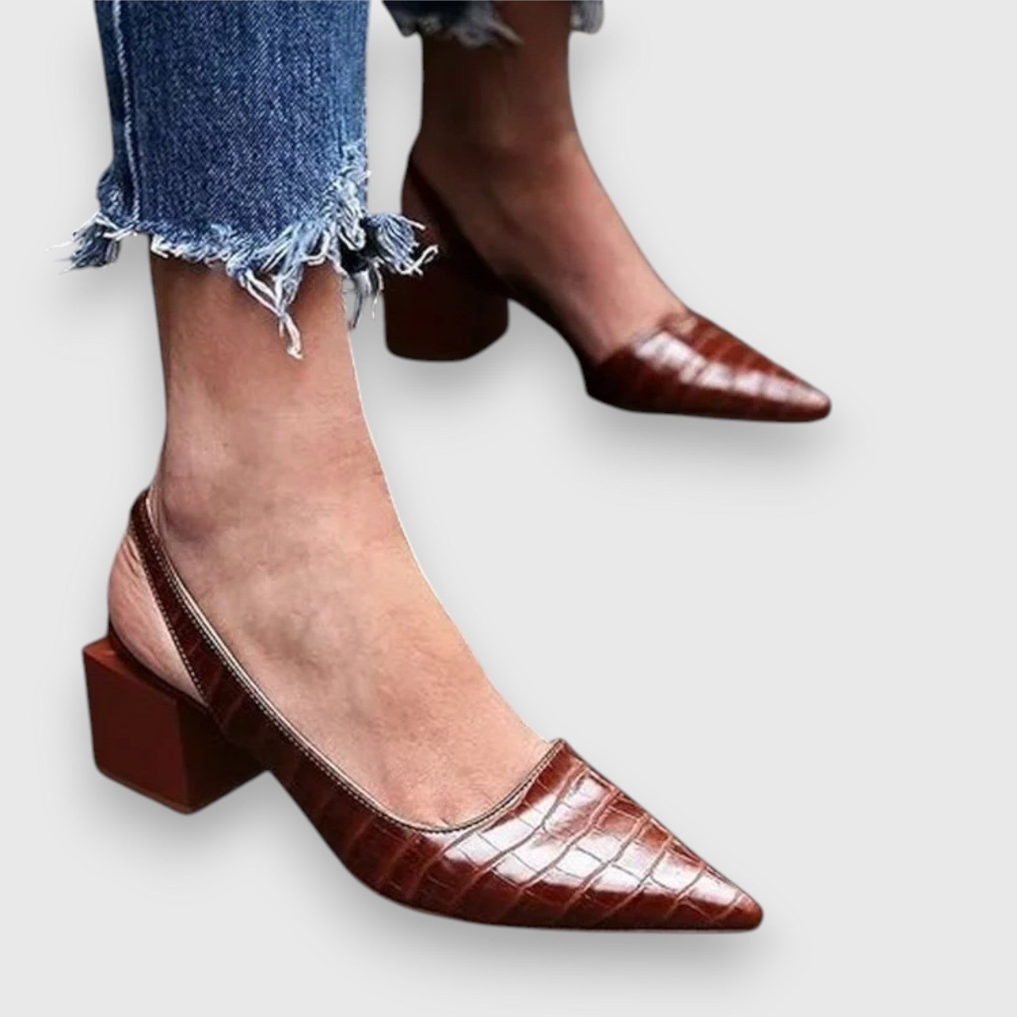 Nora | Escarpins Vintage à Talons Slingback