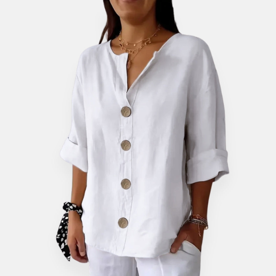 Laurisse | Blouse à boutons élégante
