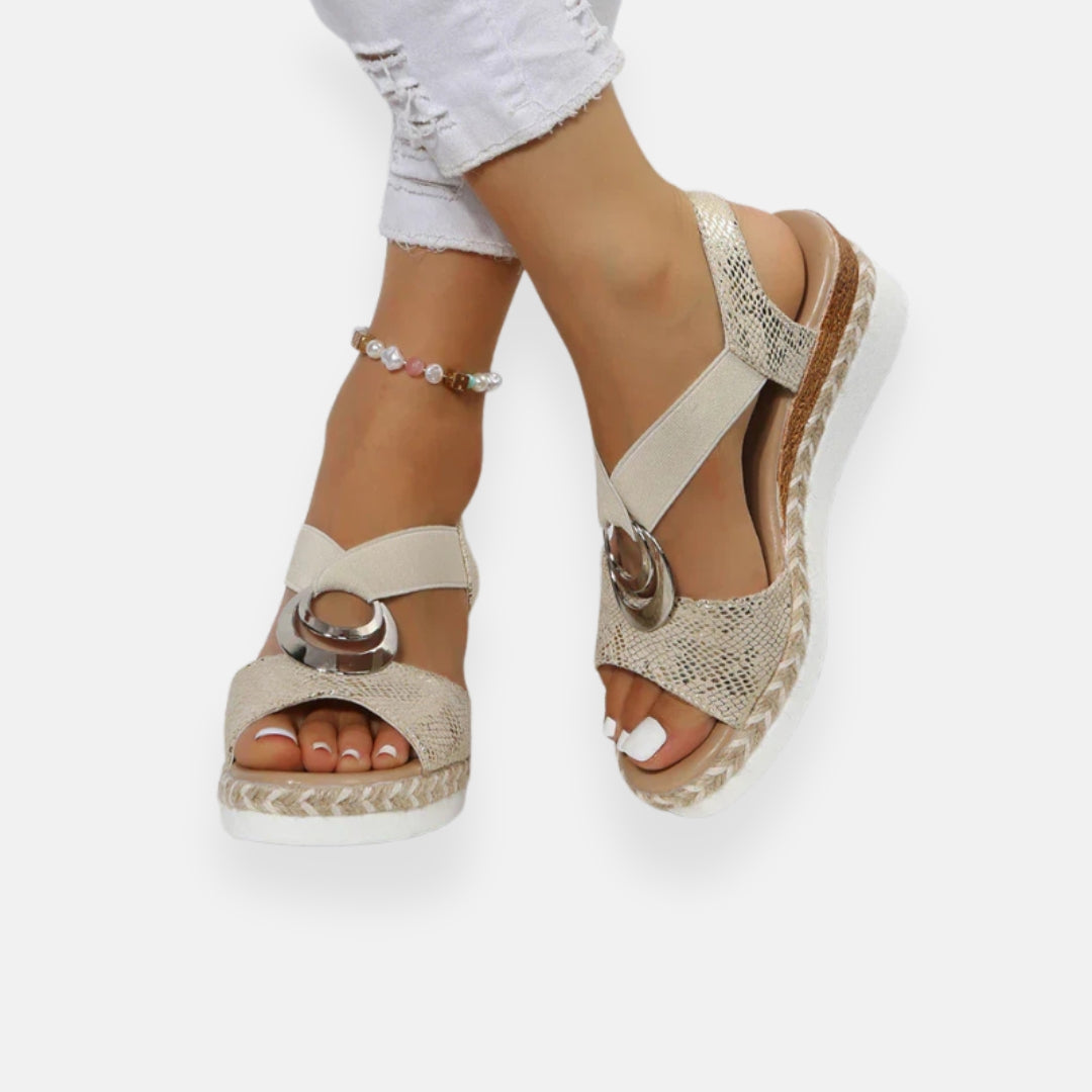 Wedge | Sandales orthopédiques à talon compensé