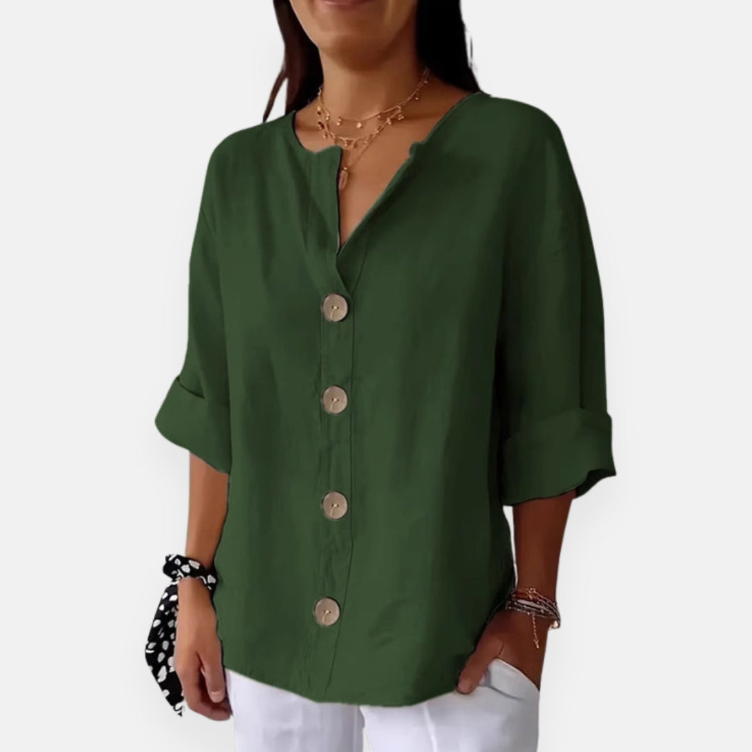 Laurisse | Blouse à boutons élégante