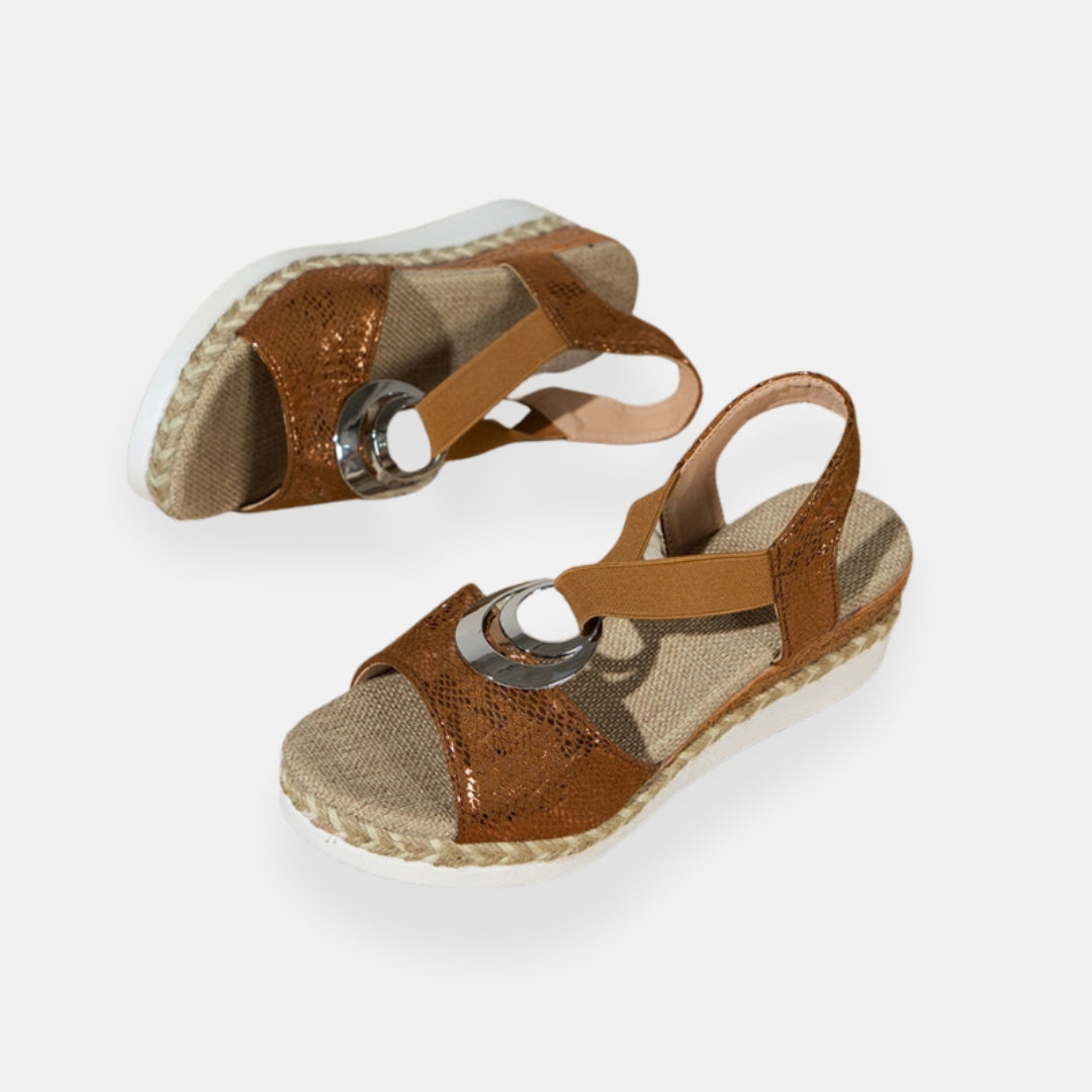 Wedge | Sandales orthopédiques à talon compensé
