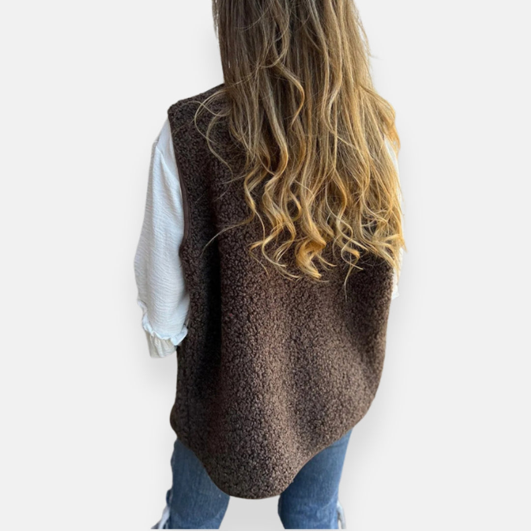 Marjolaine | Gilet sans manches douillet