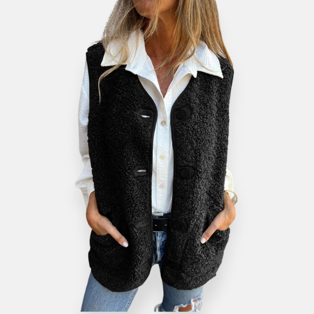 Marjolaine | Gilet sans manches douillet