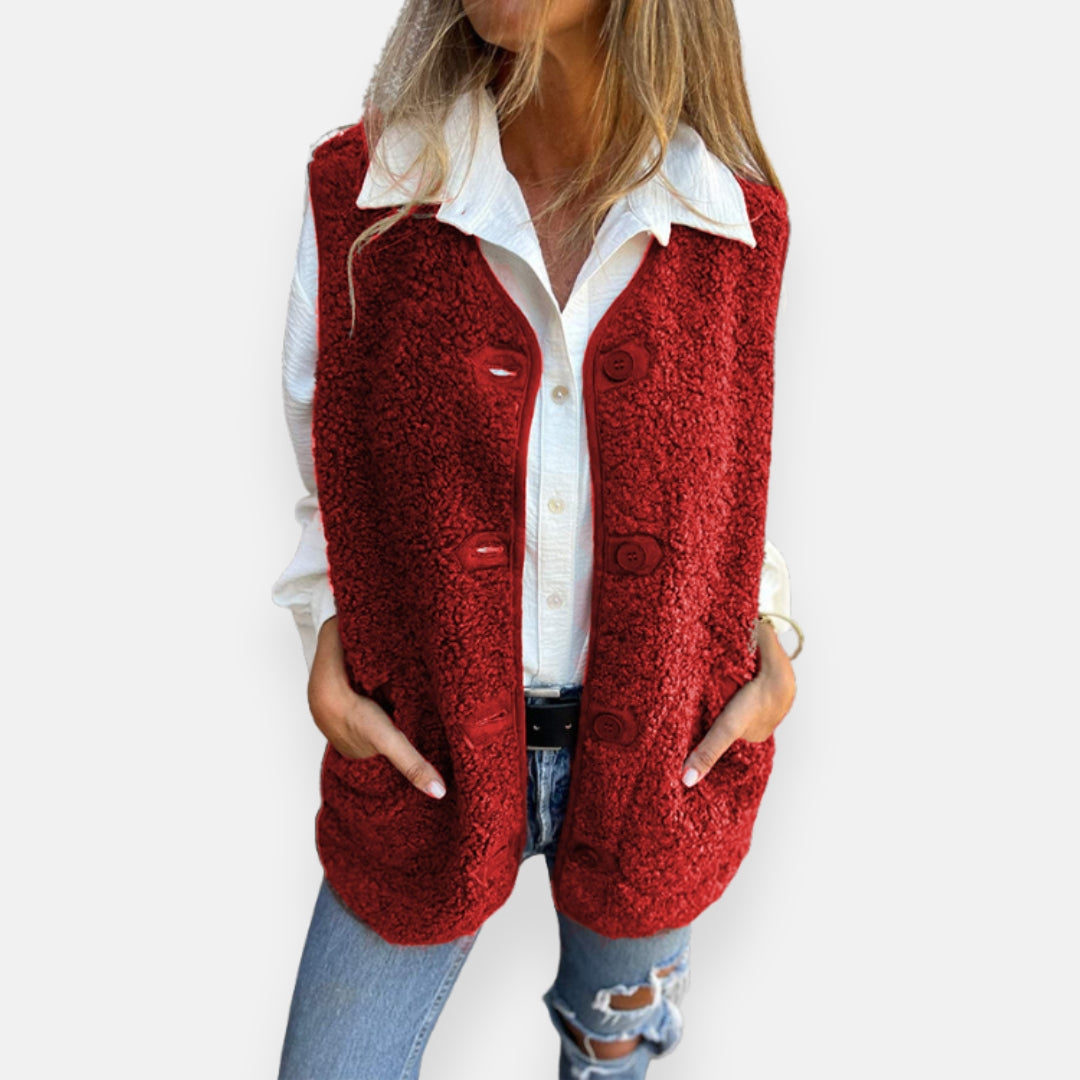 Marjolaine | Gilet sans manches douillet