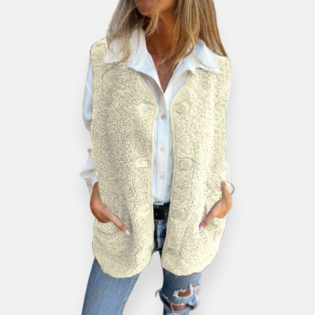 Marjolaine | Gilet sans manches douillet