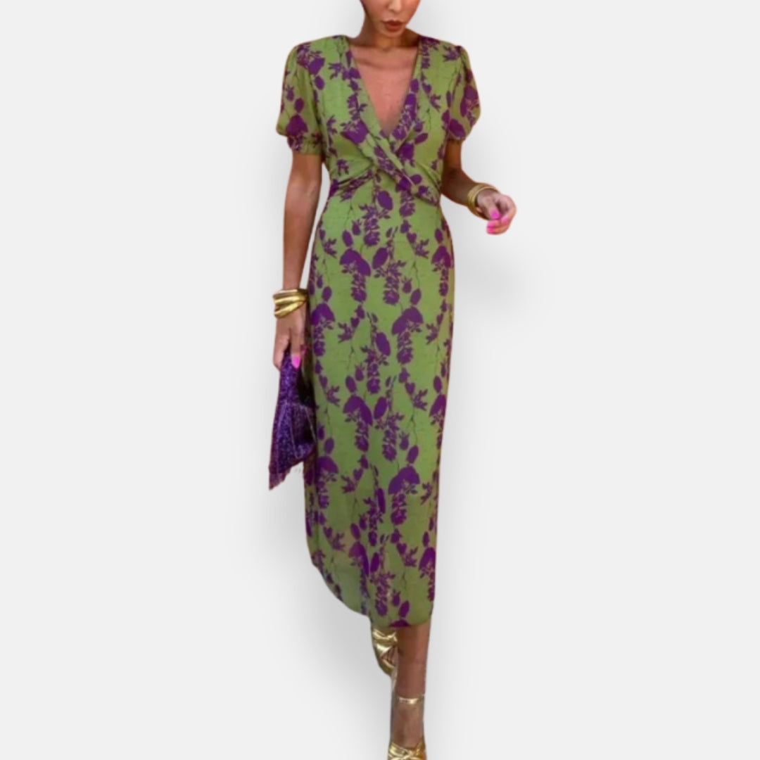 Maëlys | Robe plissée élégante