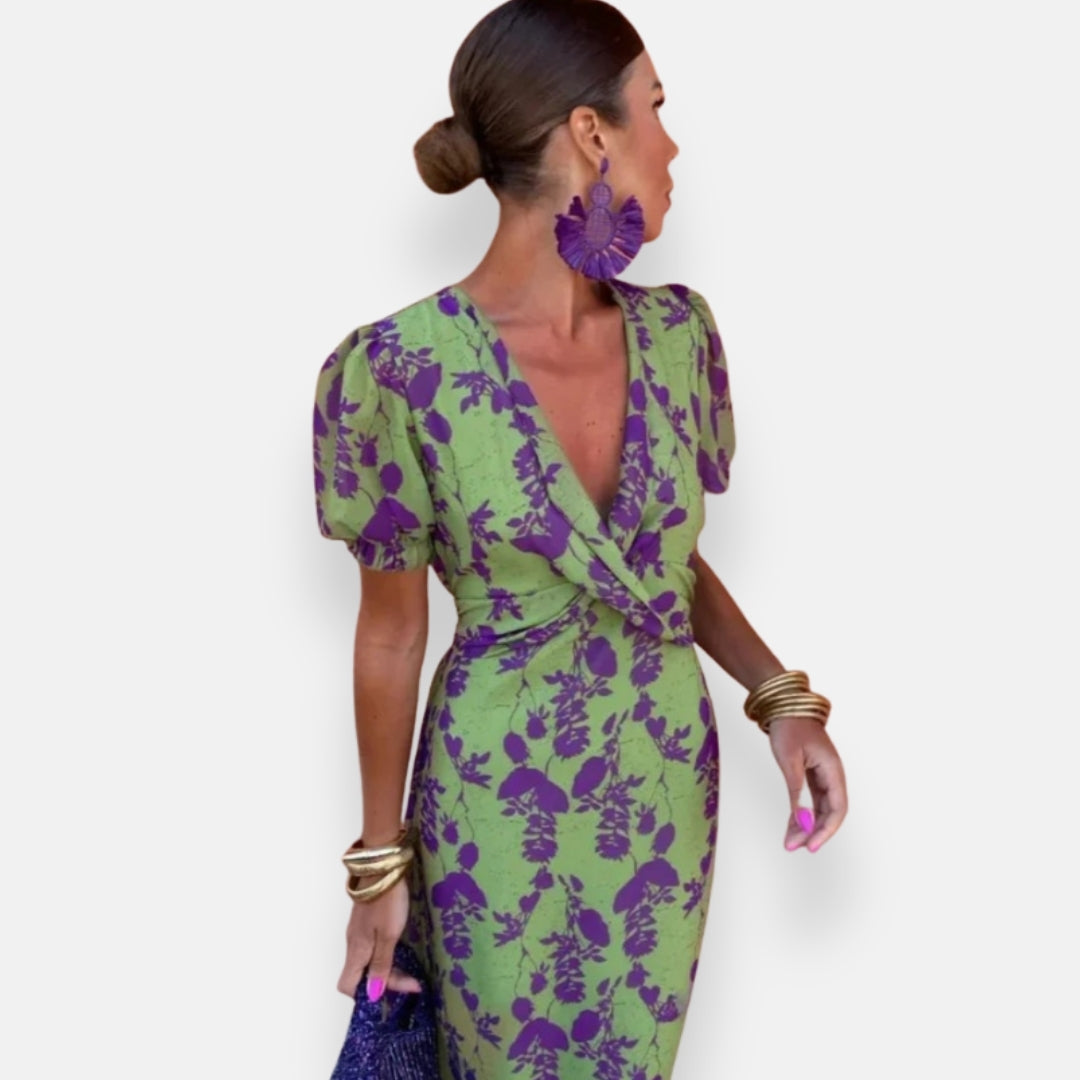 Maëlys | Robe plissée élégante
