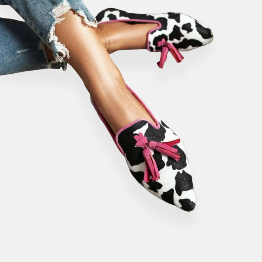 Kateline | Mocassins imprimé audacieux