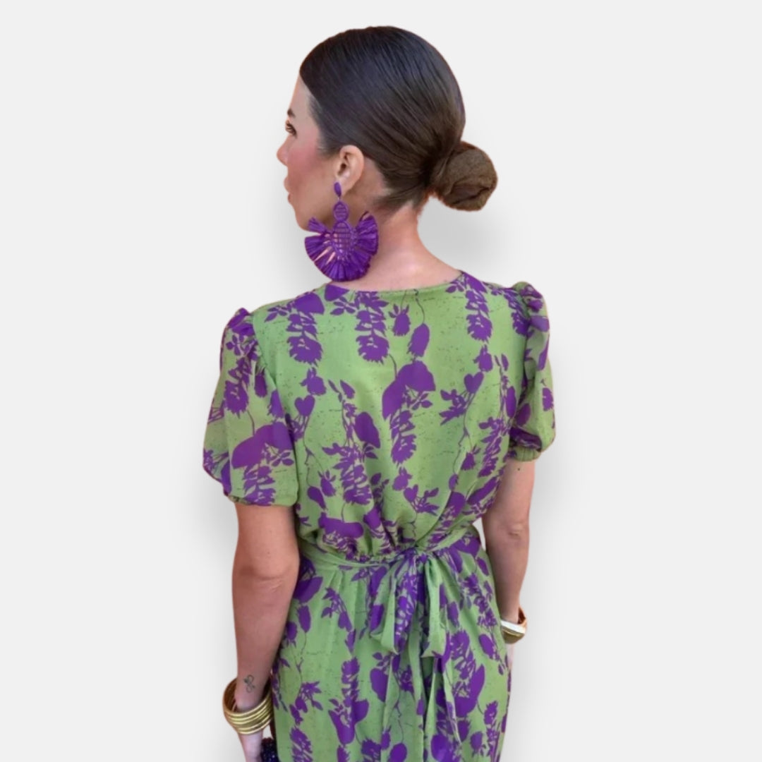 Maëlys | Robe plissée élégante