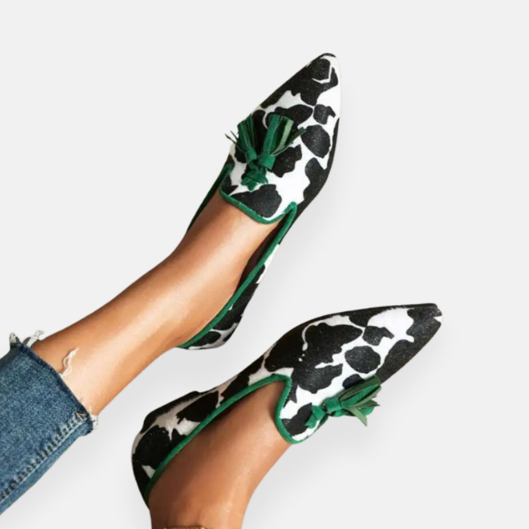 Kateline | Mocassins imprimé audacieux